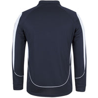JB's Wear 7BELL L/S Bell Polo - Back View | color:Navy/White|view:back
