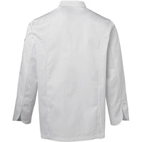 JB's Wear 5CJ L/S Chefs Jacket - Back View | color:White|view:back