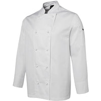 JB's Wear 5CJ L/S Chefs Jacket - Side View | color:White|view:side