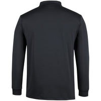 JB's Wear 7STL L/S Stretch Polo - Back View | color:Black|view:back