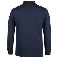 JB's Wear 7STL L/S Stretch Polo - Back View | color:Navy|view:back