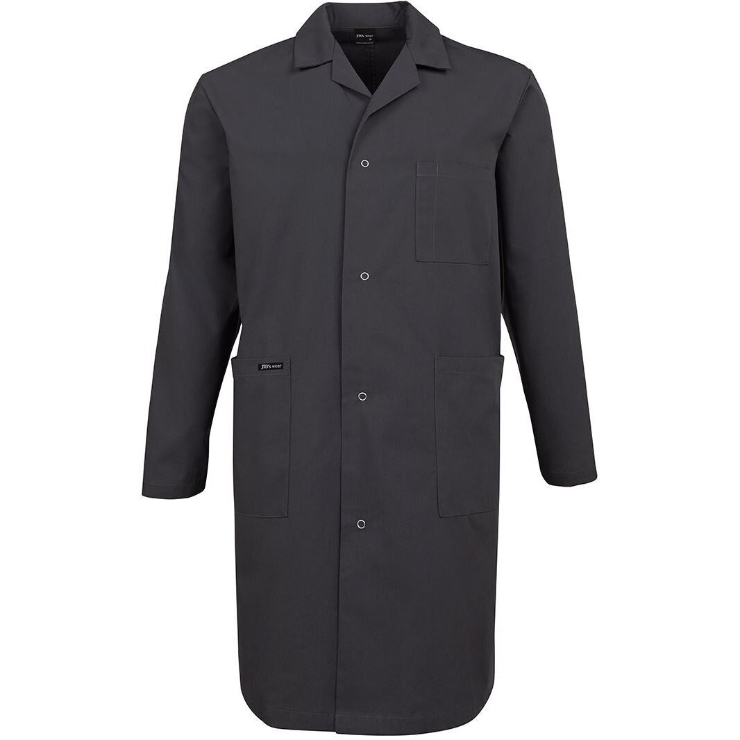 JB's Wear 5HDC Lab/Dust Coat - Front View | color:Grey|view:front
