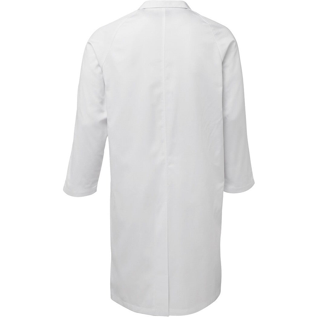 JB's Wear 5HDC Lab/Dust Coat - Back View | color:White|view:back