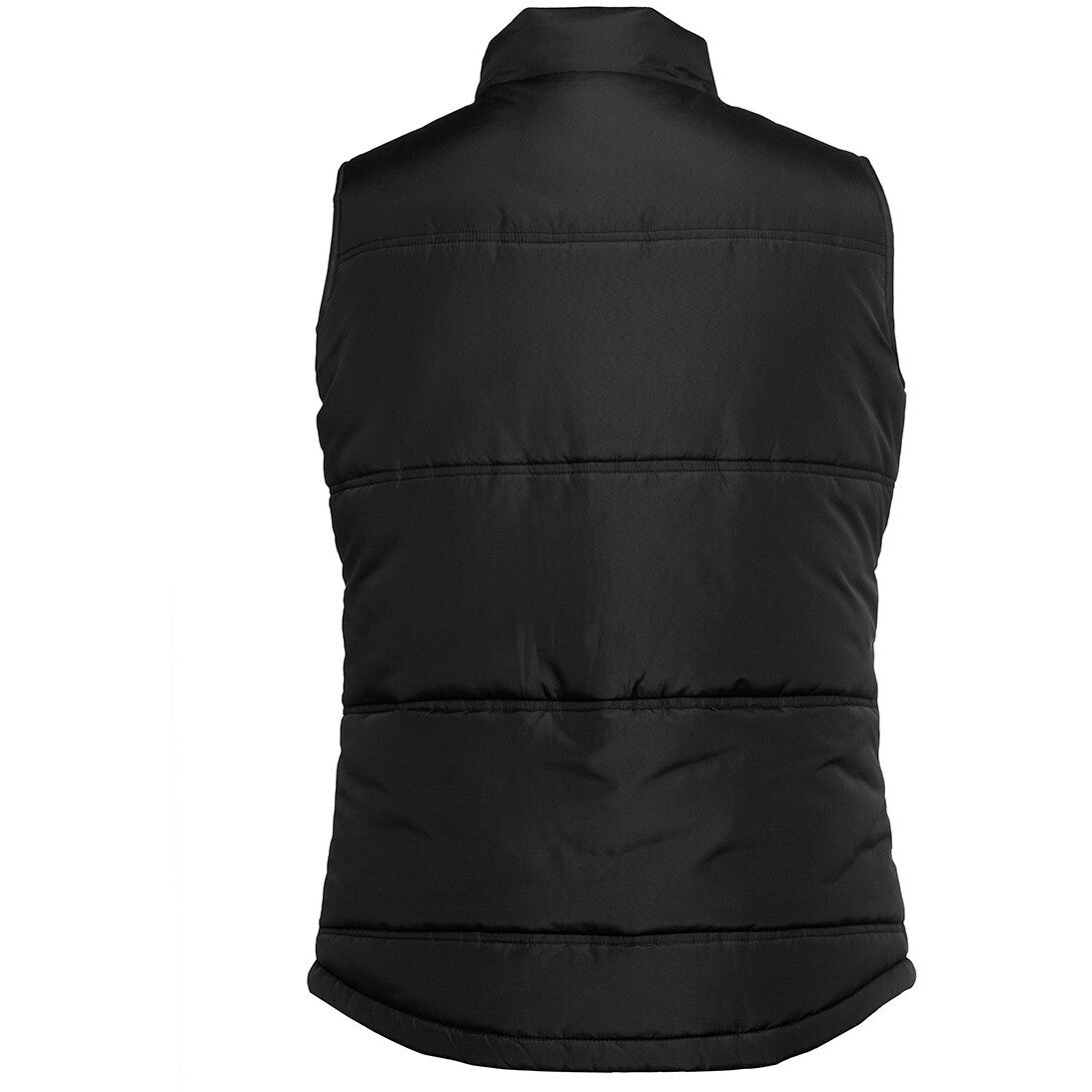 JB's Wear 3ADV1 Ladies Adventure Puffer Vest - Back View | color:Black/Grey|view:back