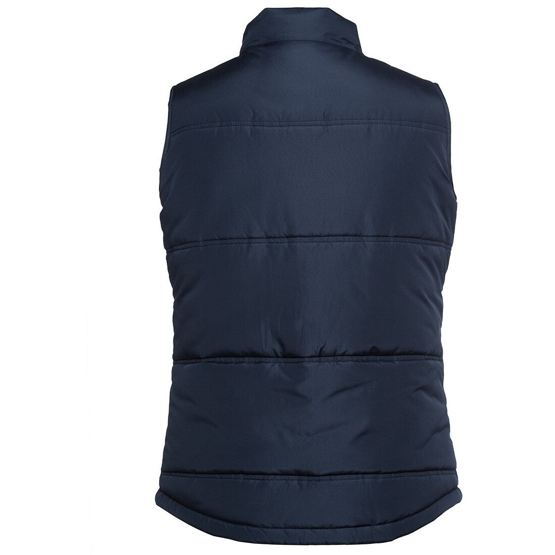 JB's Wear 3ADV1 Ladies Adventure Puffer Vest - Back View | color:Navy/Grey|view:back