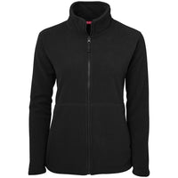 JB's Wear 3FJ1 Ladies Full Zip Polar - Front View | color:Black|view:front