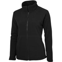 JB's Wear 3FJ1 Ladies Full Zip Polar - Side View | color:Black|view:side