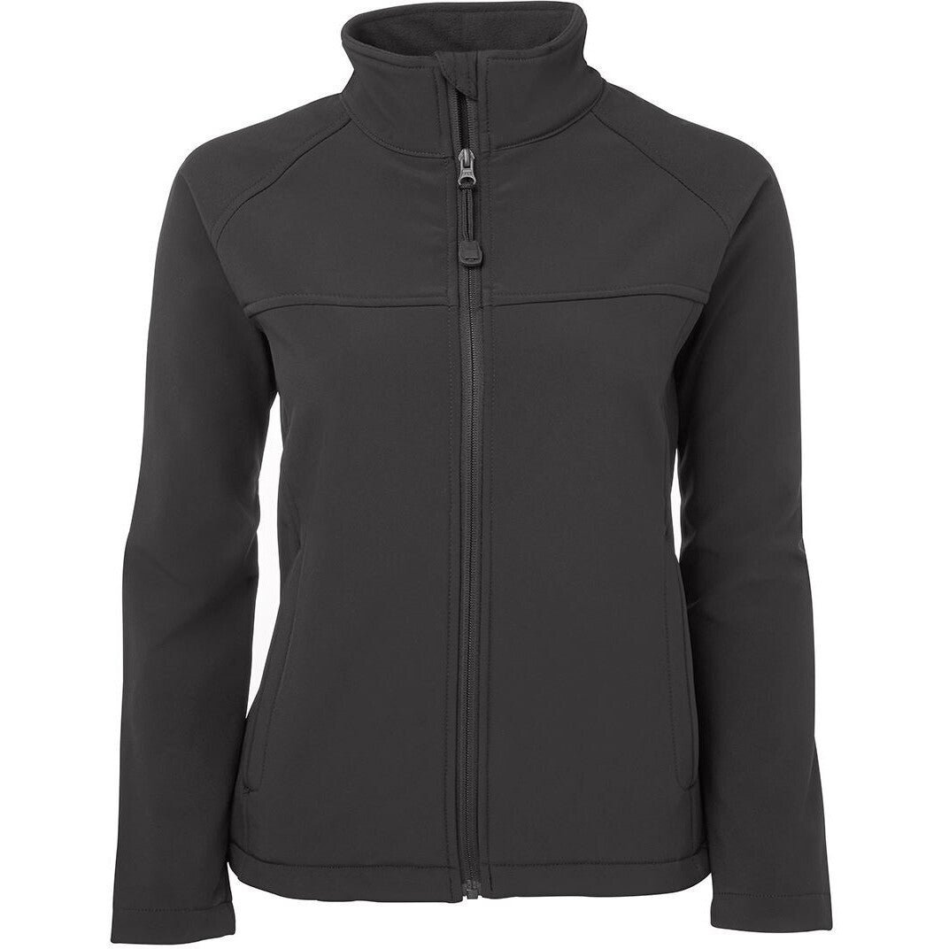 JB's Wear 3LJ1 Ladies Layer Soft Shell Jacket - Front View | color:Grey|view:front