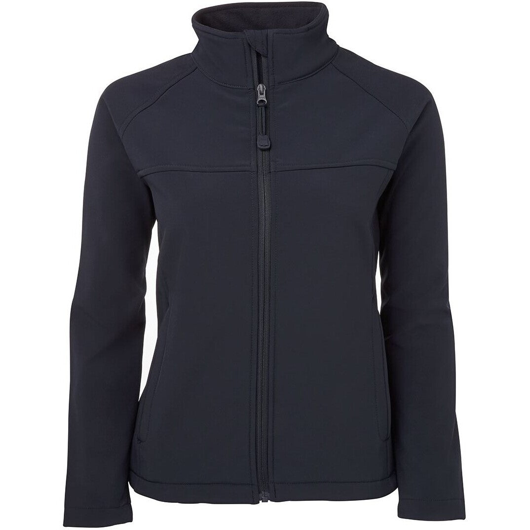 JB's Wear 3LJ1 Ladies Layer Soft Shell Jacket - Front View | color:Navy/Navy|view:front