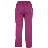 JB's Wear 4SNP1 Ladies Nu Scrub Cargo Pant - Back View | color:Fuchsia|view:back