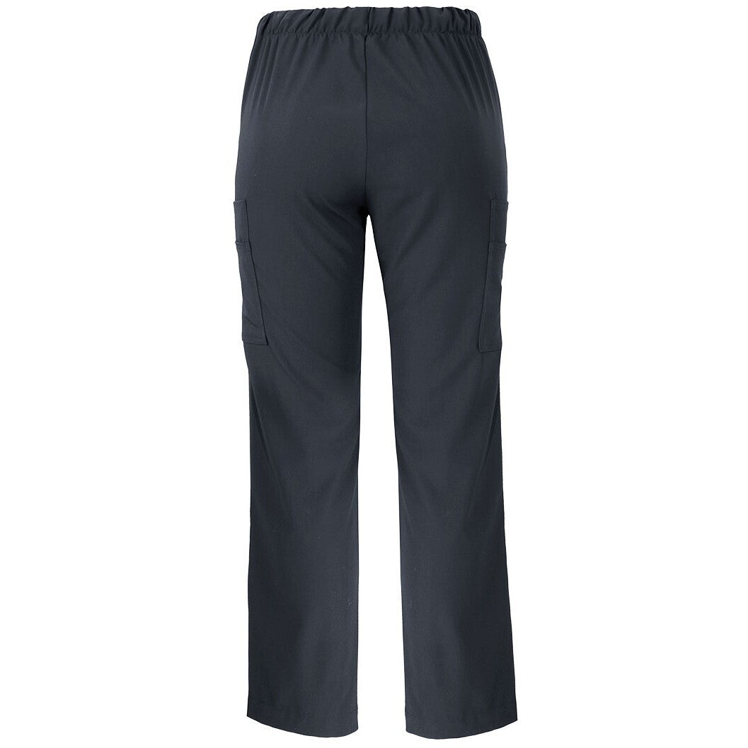 JB's Wear 4SNP1 Ladies Nu Scrub Cargo Pant - Back View | color:Graphite|view:back