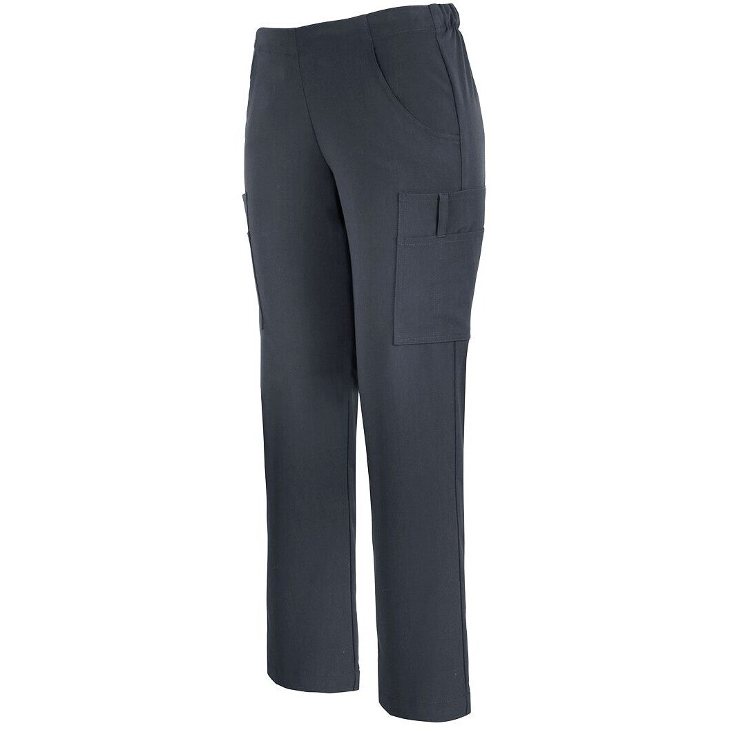 JB's Wear 4SNP1 Ladies Nu Scrub Cargo Pant - Side View | color:Graphite|view:side