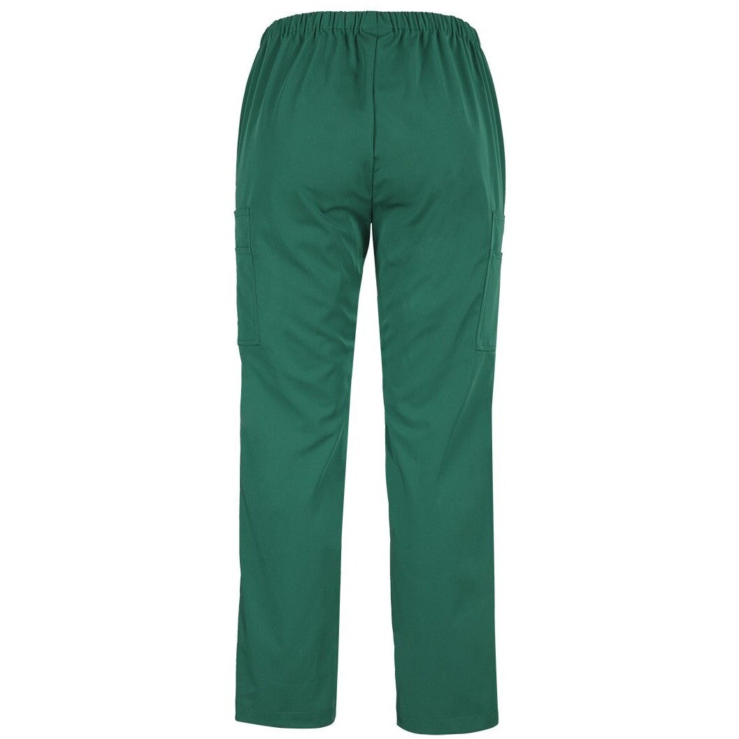 JB's Wear 4SNP1 Ladies Nu Scrub Cargo Pant - Back View | color:Hunter Green|view:back
