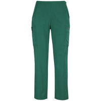 JB's Wear 4SNP1 Ladies Nu Scrub Cargo Pant - Front View | color:Hunter Green|view:front