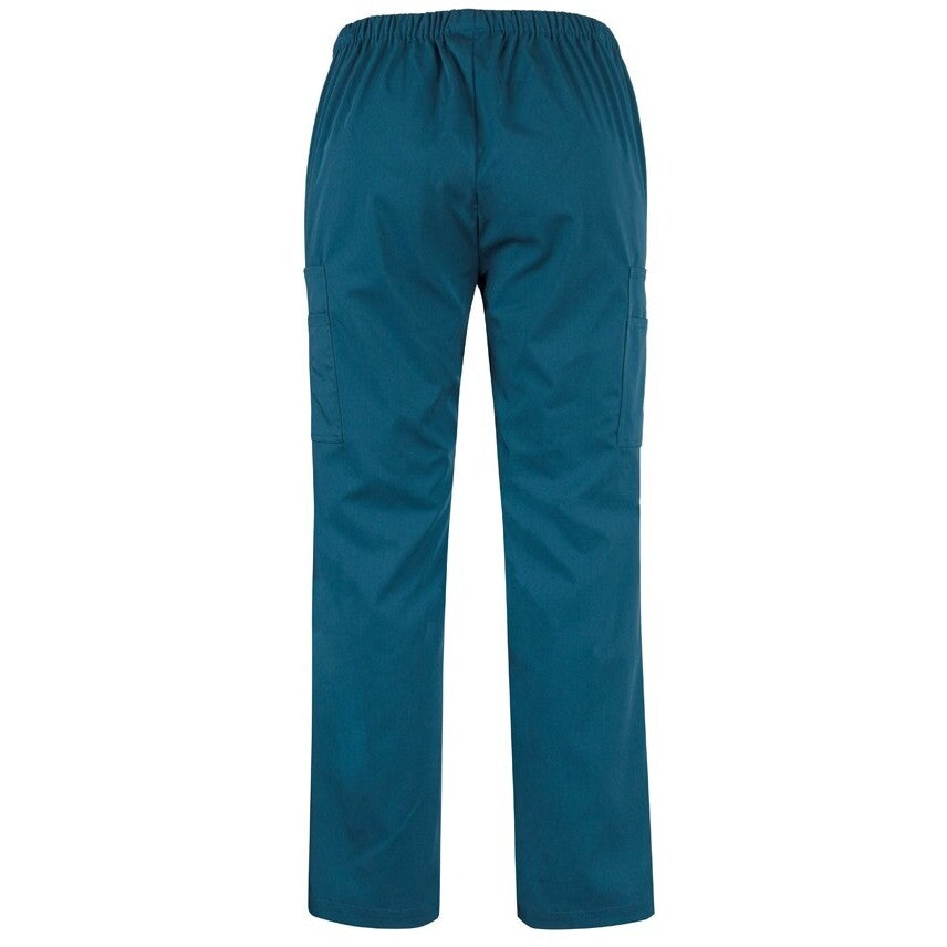 JB's Wear 4SNP1 Ladies Nu Scrub Cargo Pant - Back View | color:Storm Blue|view:back