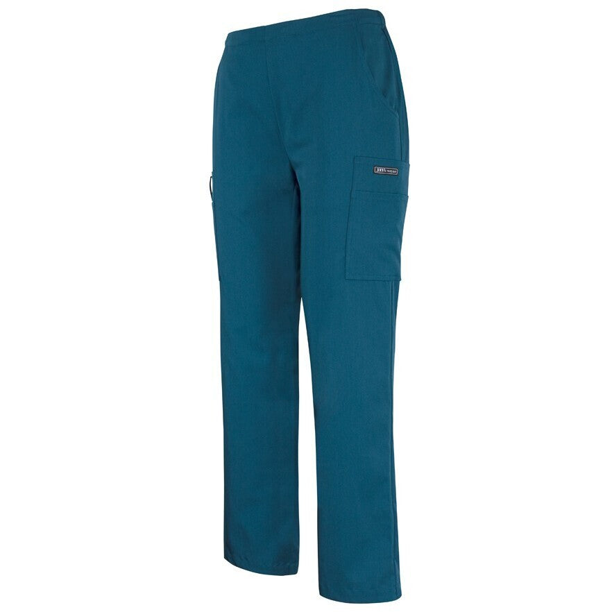 JB's Wear 4SNP1 Ladies Nu Scrub Cargo Pant - Side View | color:Storm Blue|view:side