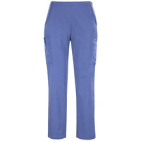 JB's Wear 4SNP1 Ladies Nu Scrub Cargo Pant - Front View | color:Vista Blue|view:front