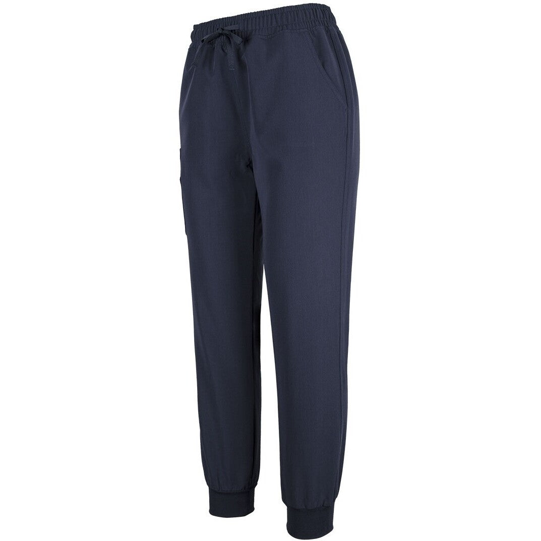 JB's Wear 4SNJ1 Ladies Nu Scrub Jogger - Side View | color:Navy|view:side