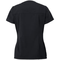 JB's Wear 4SNT1 Ladies Nu Scrub Top - Back View | color:Black|view:back