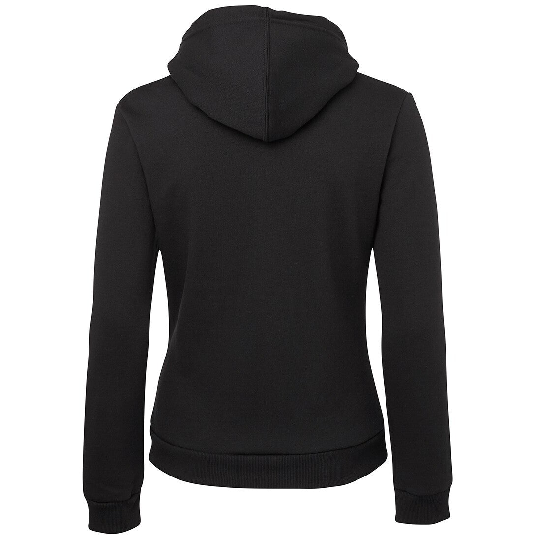 JB's Wear 3PZH1 Ladies P/C Full Zip Hoodie - Back View | color:Black|view:back