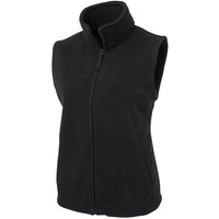 JB's Wear 3LV Ladies Polar Vest - Side View | color:Black|view:side