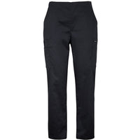 JB's Wear 4SPP1 Ladies Premium Scrub Cargo Pant - Front View | color:Black|view:front