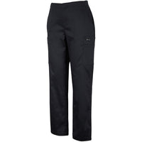 JB's Wear 4SPP1 Ladies Premium Scrub Cargo Pant - Side View | color:Black|view:side