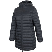 JB's Wear 3APC1 Ladies Puffer Coat - Side View | color:Black|view:side