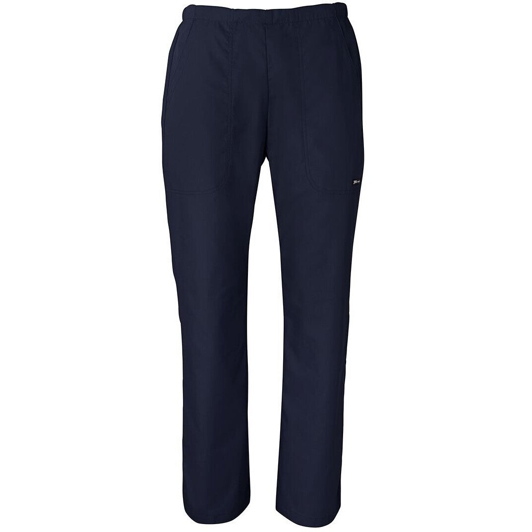 JB's Wear 4SRP1 Ladies Scrubs Pant - Front View | color:Navy|view:front