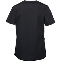 JB's Wear 4SRT1 Ladies Scrubs Top - Back View | color:Black|view:back
