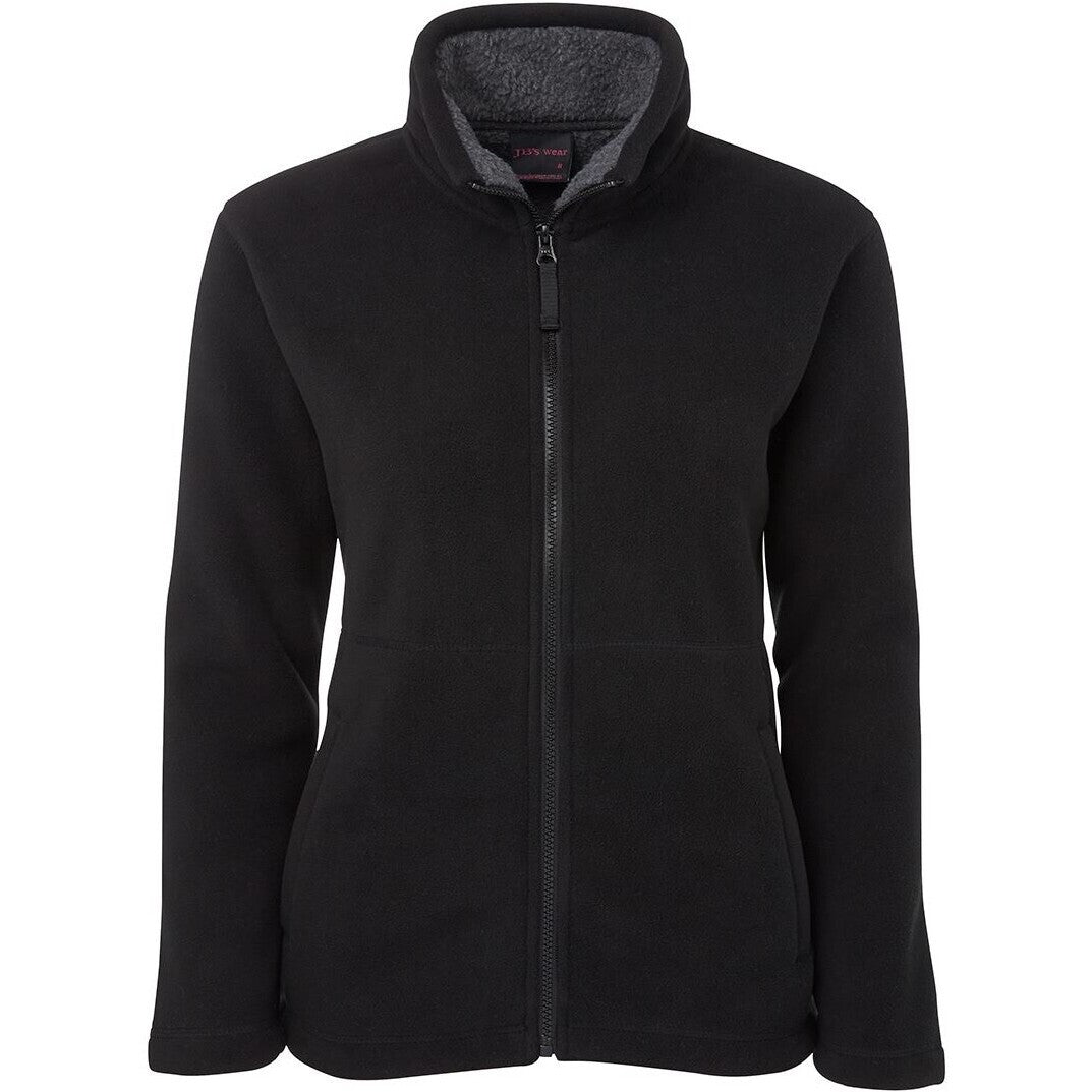 JB's Wear 3LJS Ladies Shepherd Jacket - Front View | color:Black/Charcoal|view:front