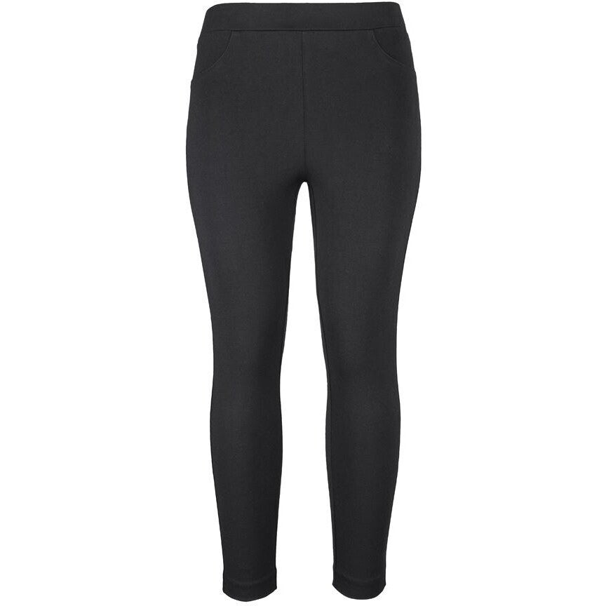 JB's Wear 4PP1 Ladies Stretch Corporate Pant - Front View | color:Black|view:front