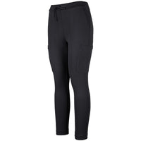 JB's Wear 4SSP1 Ladies Stretch Pocket Ponte Pant - Side View | color:Black|view:side
