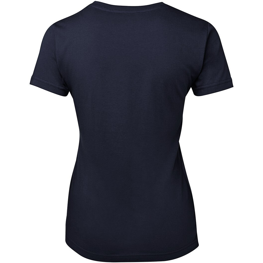 JB's Wear 1LHT Ladies Tee - Back View | color:Navy|view:back
