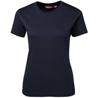 JB's Wear 1LHT Ladies Tee - Front View | color:Navy|view:front