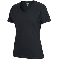 JB's Wear 1VT1 Ladies V-Neck Tee - Side View | color:Black|view:side