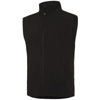 JB's Wear 3JLV Layer Soft Shell Vest - Side View | color:Black/Black|view:side