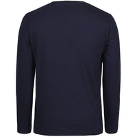 JB's Wear 1LSNC Long Sleeve Non-Cuff Tee - Back View | color:Navy|view:back