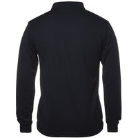 JB's Wear 7SPL Long Sleeve Poly Polo - Back View | color:Navy|view:back
