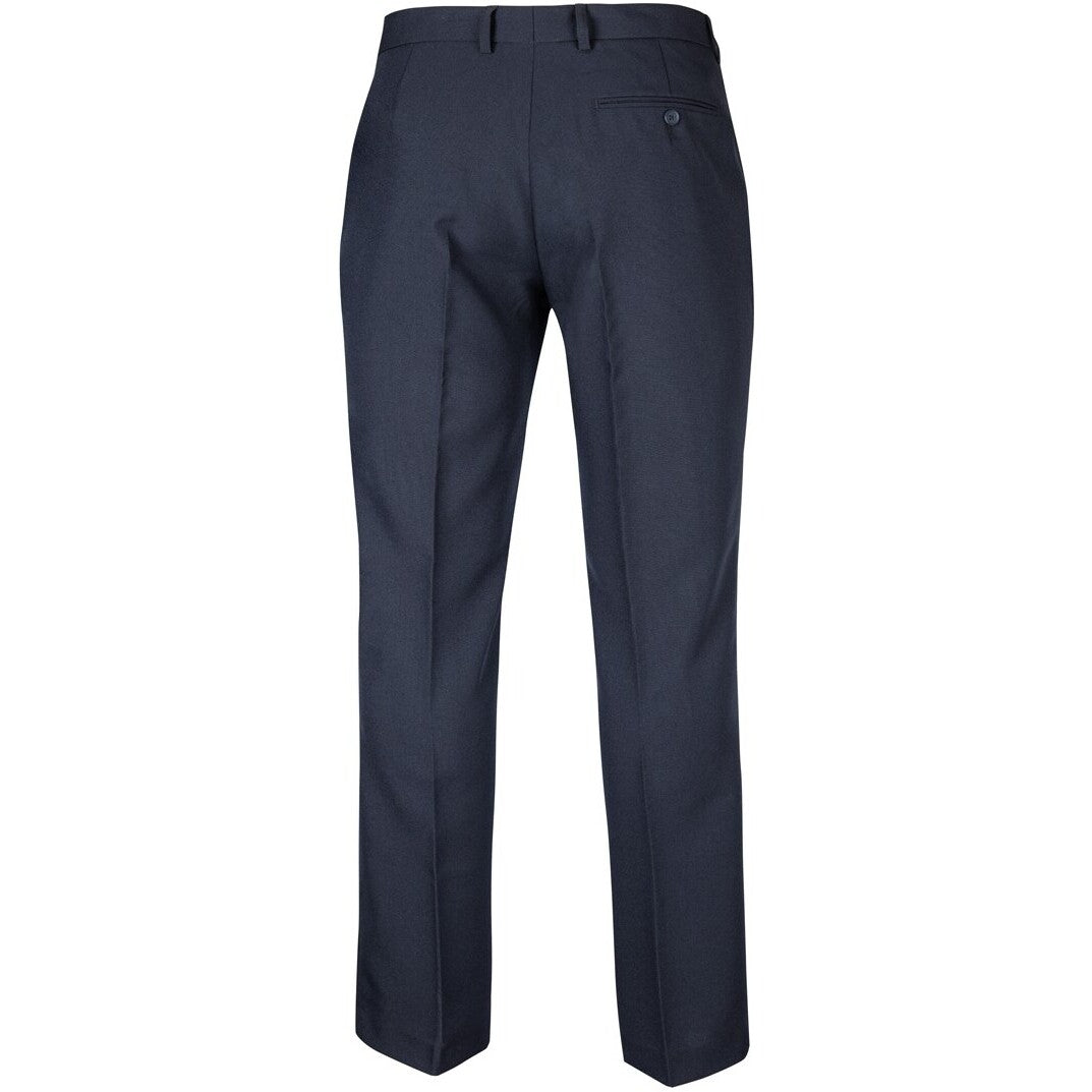 JB's Wear 4MMT Mens Mech Stretch Corporate Trouser - Back View | color:Navy|view:back