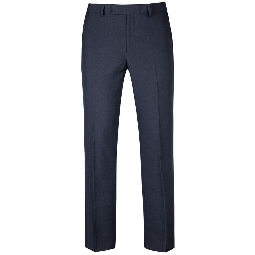JB's Wear 4MMT Mens Mech Stretch Corporate Trouser - Front View | color:Navy|view:front