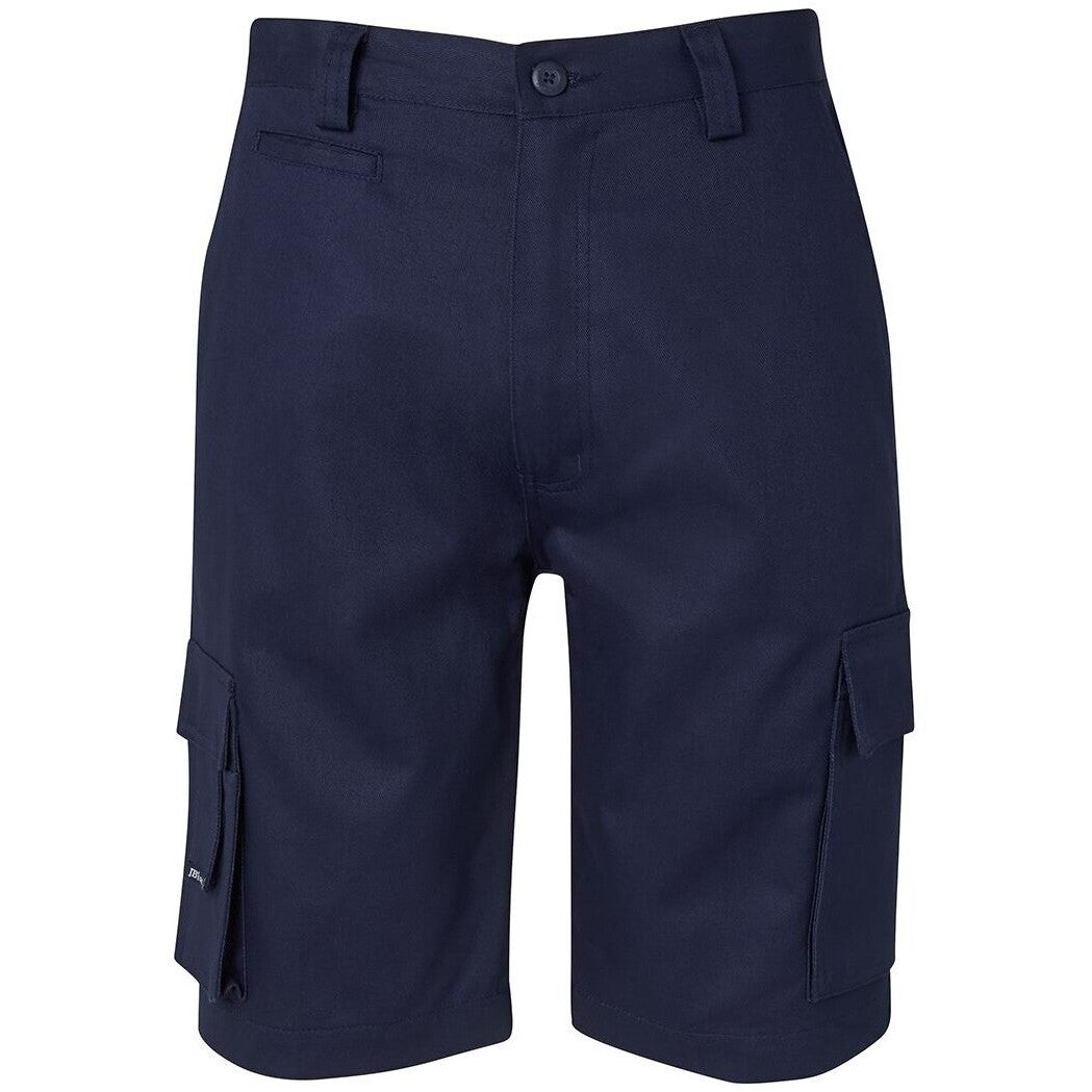 JB's Wear 6NMS Mercerised Multi Pocket Short - Front View | color:Navy|view:front