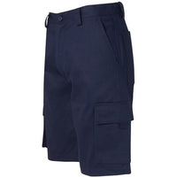 JB's Wear 6NMS Mercerised Multi Pocket Short - Side View | color:Navy|view:side