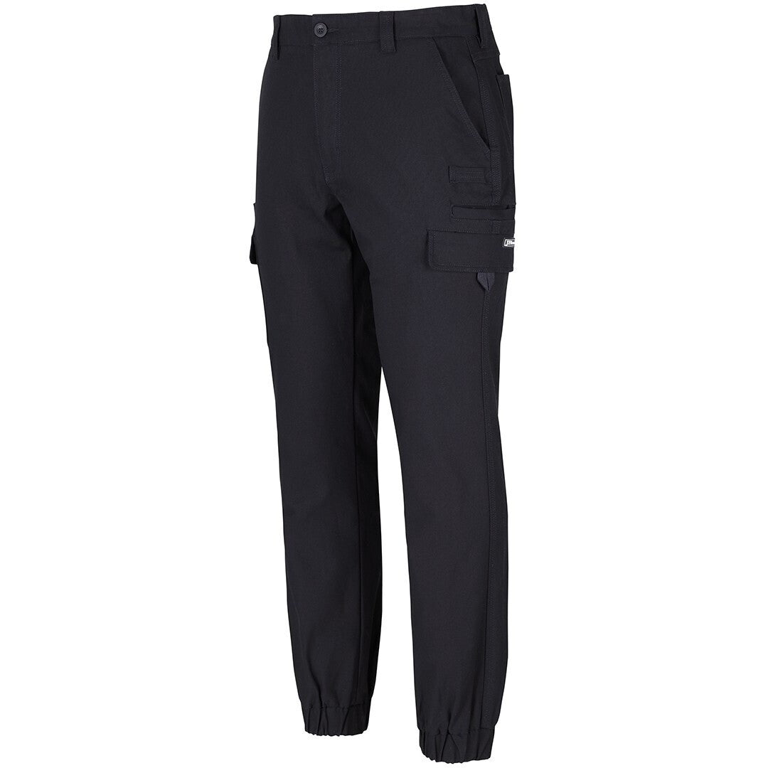 JB's Wear 6SCJ Multi Pocket Stretch Canvas Jogger - Side View | color:Black|view:side