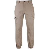 JB's Wear 6SCJ Multi Pocket Stretch Canvas Jogger - Front View | color:Taupe|view:front