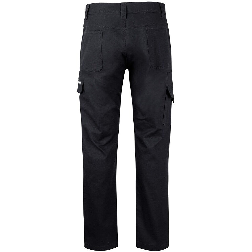 JB's Wear 6MSP Multi Pocket Stretch Canvas Pant - Back View | color:Black|view:back