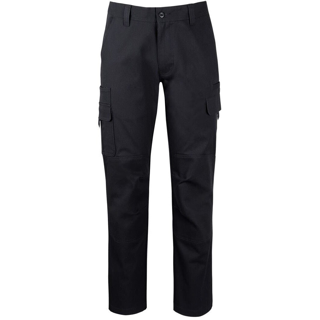JB's Wear 6MSP Multi Pocket Stretch Canvas Pant - Front View | color:Black|view:front