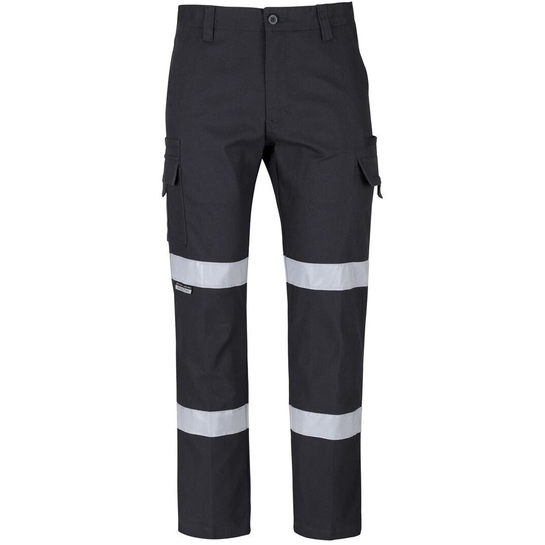 JB's Wear 6SCT Multi Pocket Stretch Canvas Pant with D+N Tape - Front View | color:Black|view:front