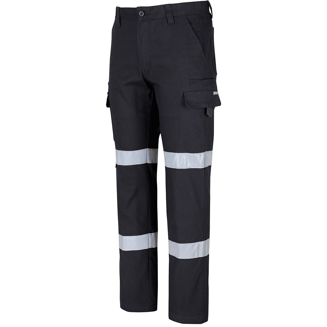 JB's Wear 6SCT Multi Pocket Stretch Canvas Pant with D+N Tape - Side View | color:Black|view:side