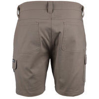 JB's Wear 6MSC Multi Pocket Stretch Canvas Short - Back View | color:Taupe|view:back